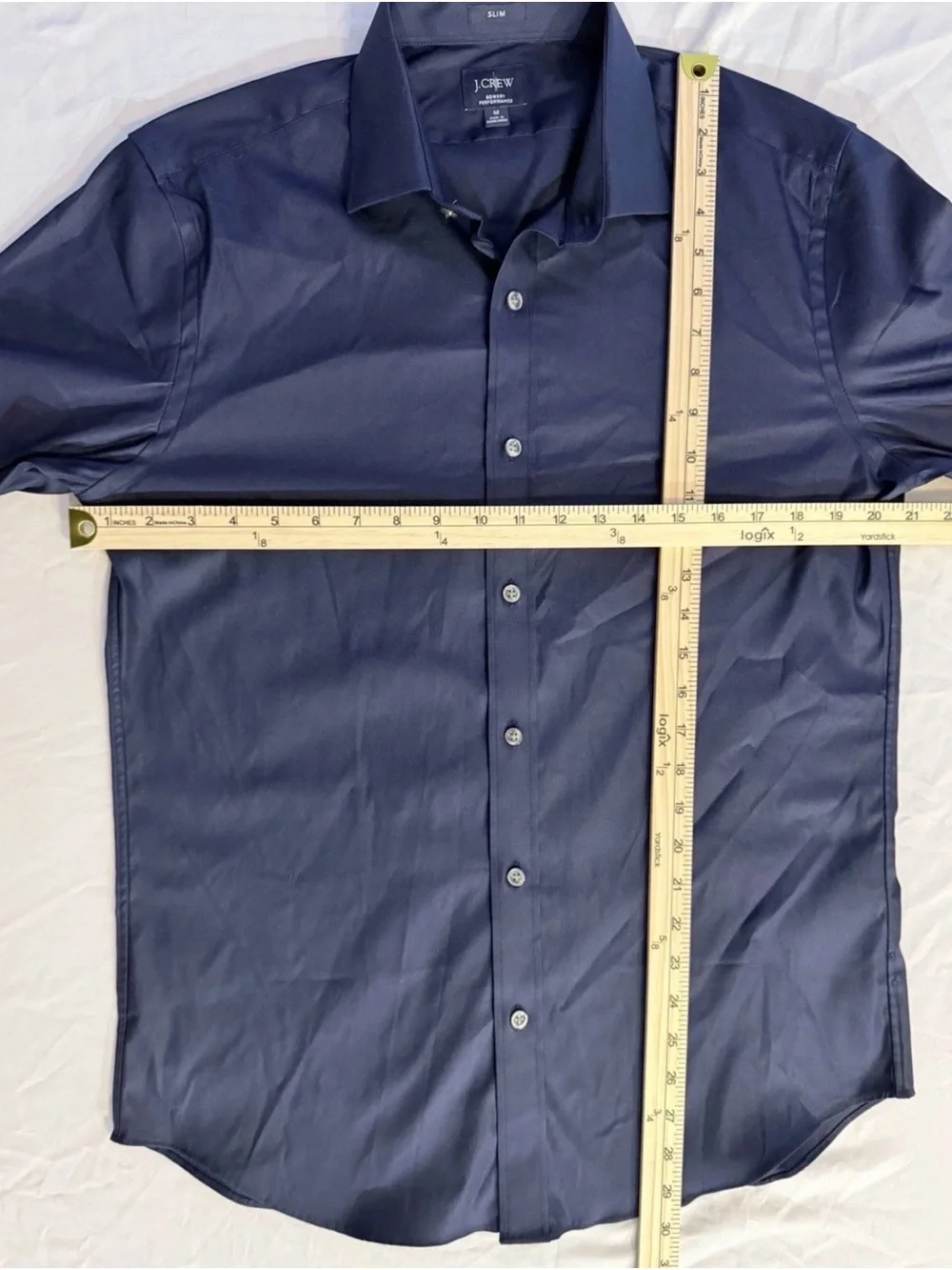 J. Crew Men's Navy Dress Shirt